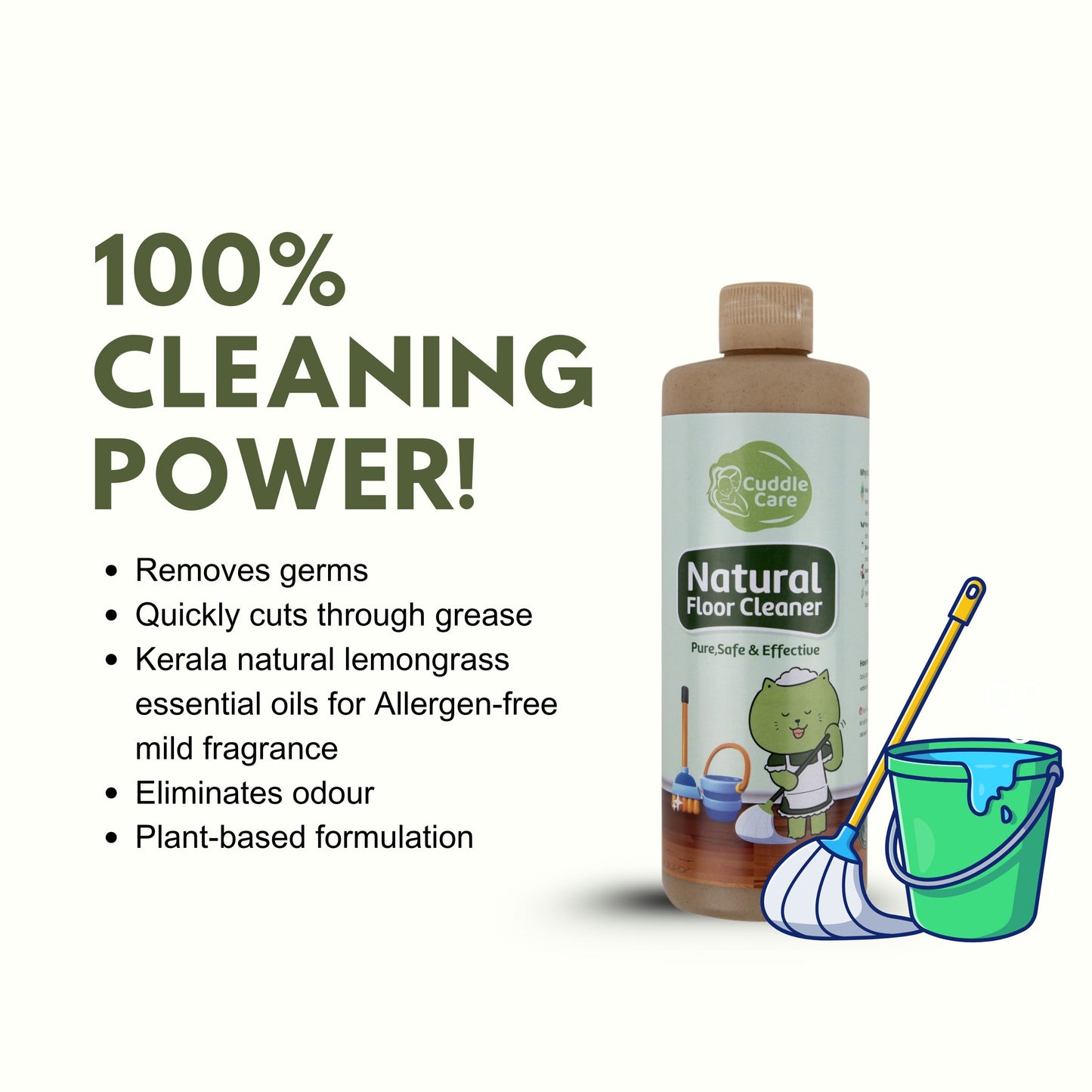 Natural floor cleaner-Kerala Lemongrass - My Store