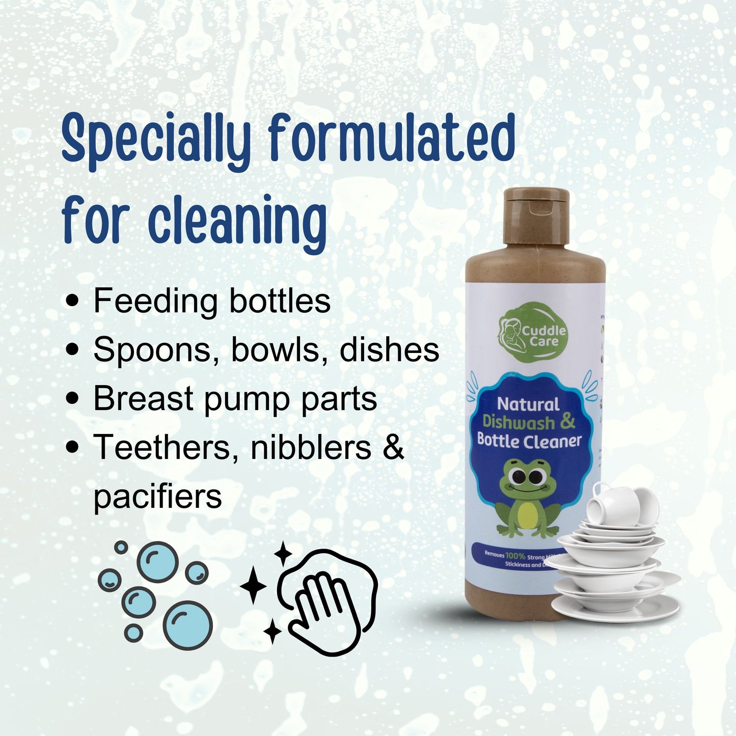 Natural dishwash and bottle cleaner-Lime N Basil - My Store